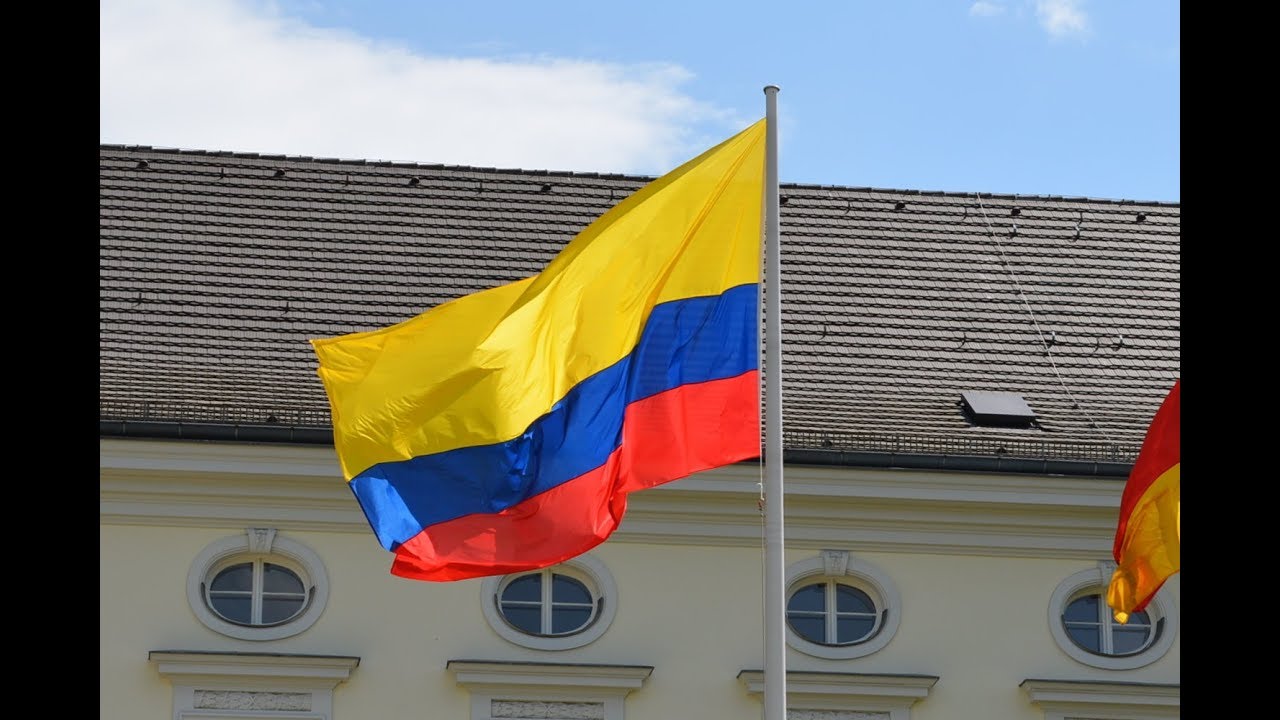 Nationalhymne Kolumbien 09.05.2018 Schloss Bellevue