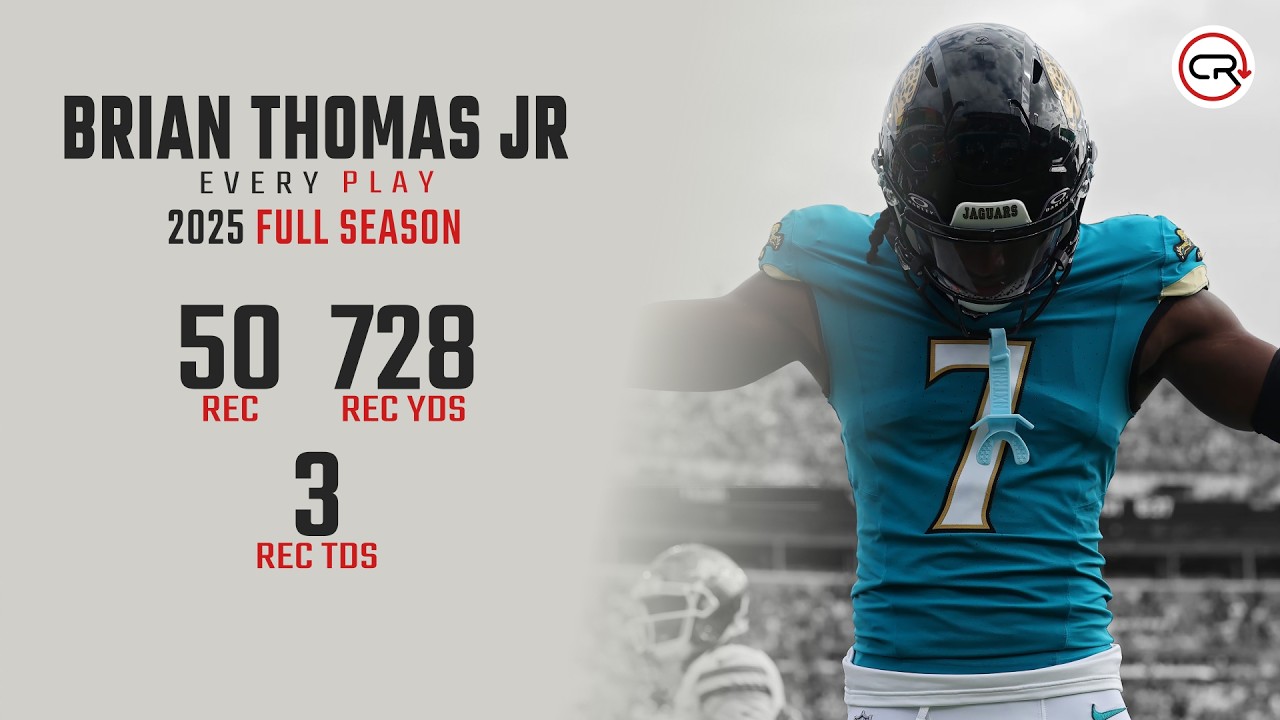 Brian Thomas Jr 2025 Highlights | Every Target and Catch