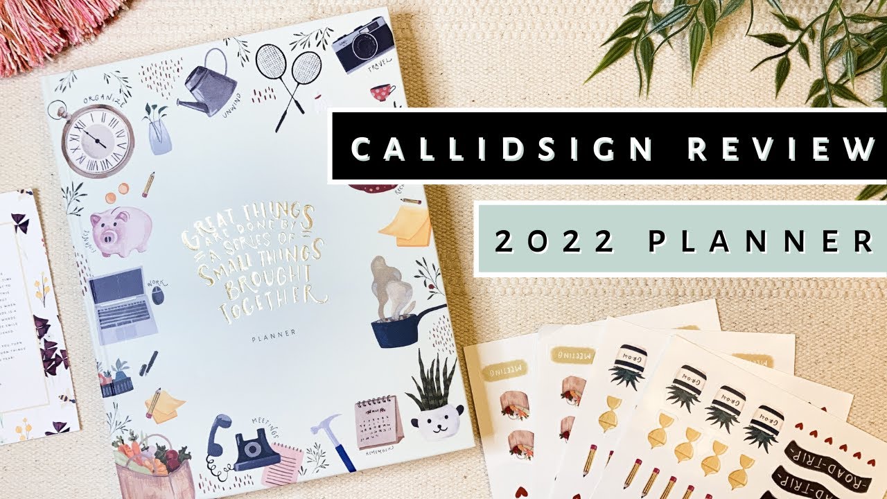 Callidsign Planner 2022 India Review and Flip-Through | Sanjana Raj