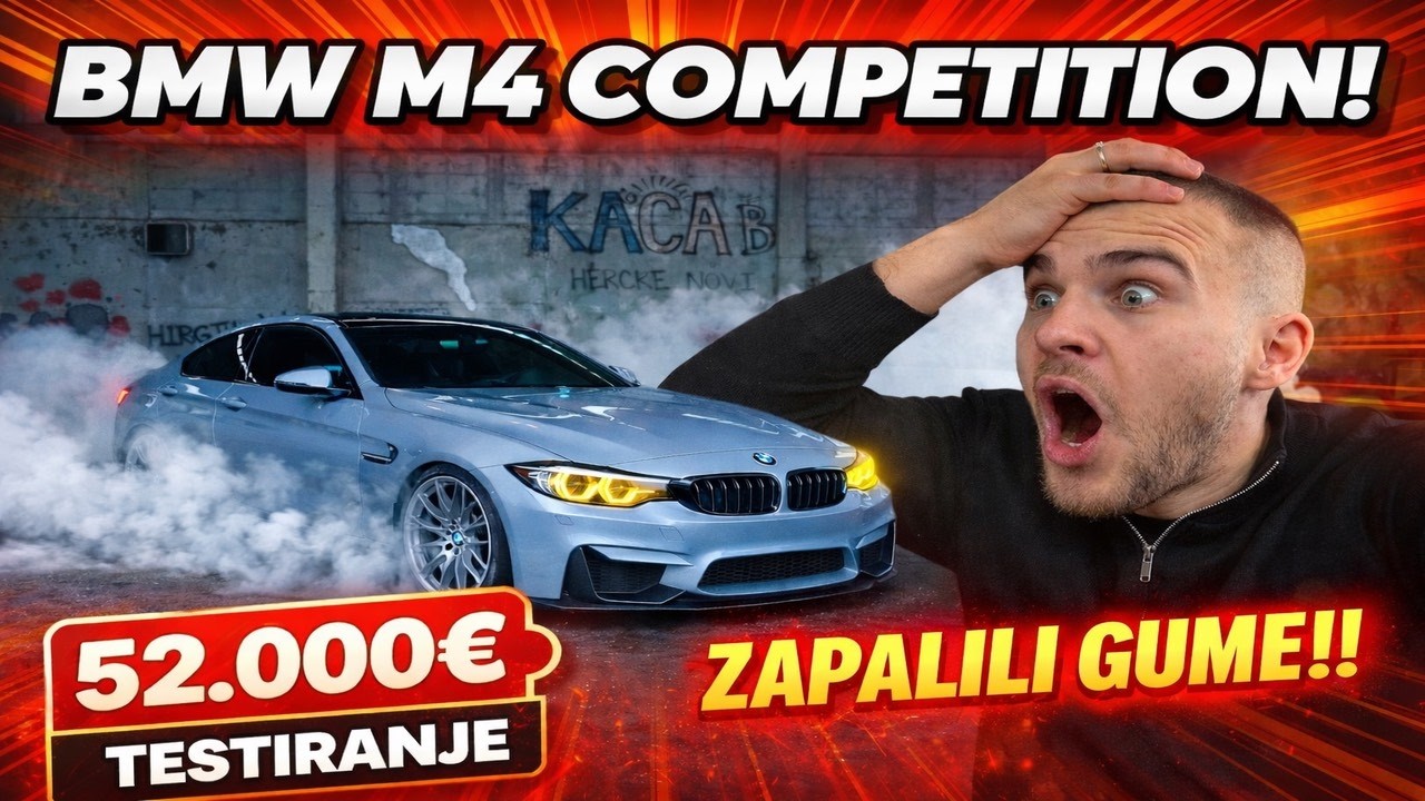 BMW M4 Competition TEST - OVO JE NENORMALNO!!