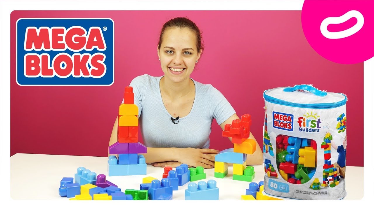 Конструктор Mega Bloks. Обзор детского конструктора. Игрушки для малышей