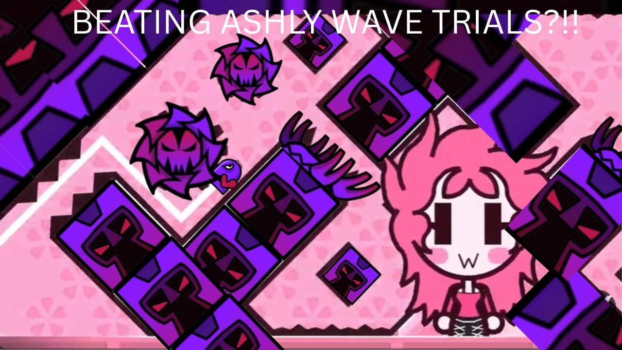 BEATING ASHLEY WAVE TRIALS!!! 2ND VICTOR! (100%) @Zoink  #geometrydash  #gd  #twingoatsyt