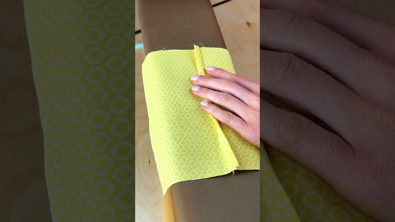 Sewing tutorial: flat seam for jeans, denim fabric  #sewing