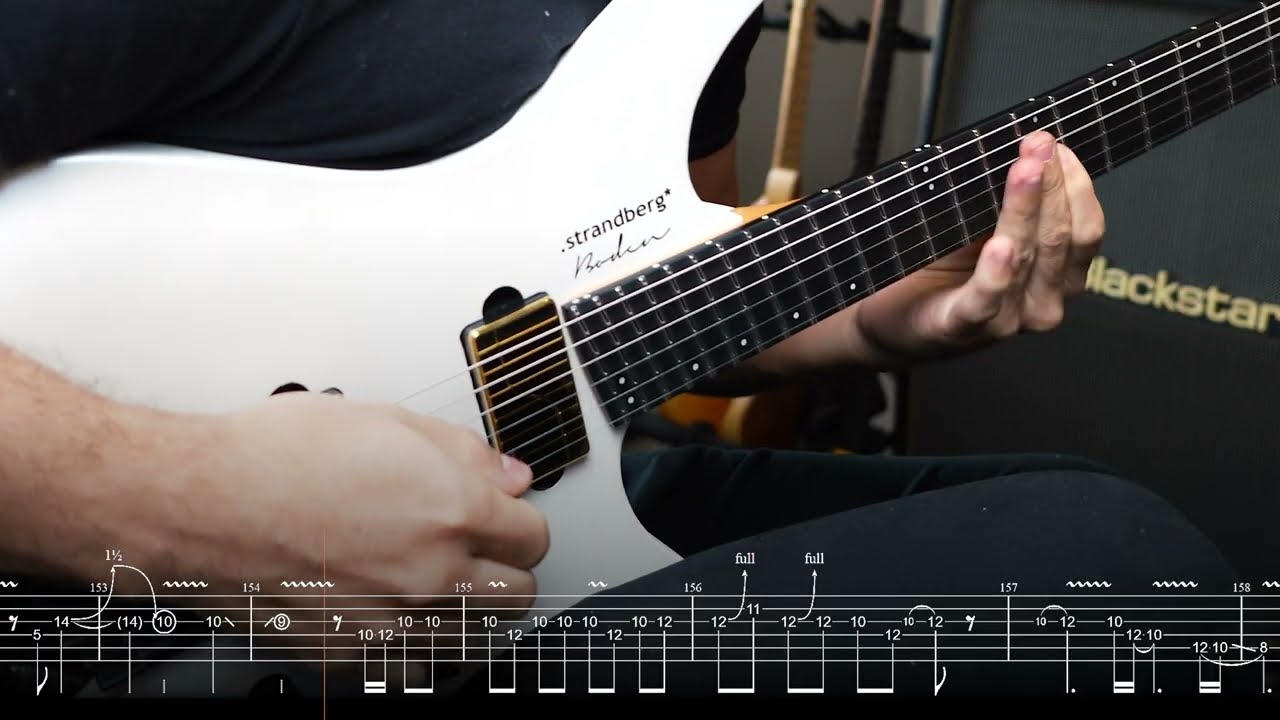INTERVALS - Libra  // Plini Guitar Solo【SCREEN TABS】