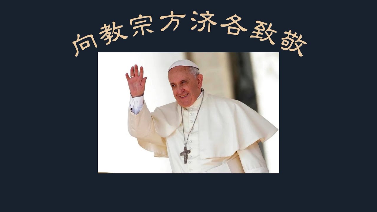 向教宗方济各致敬