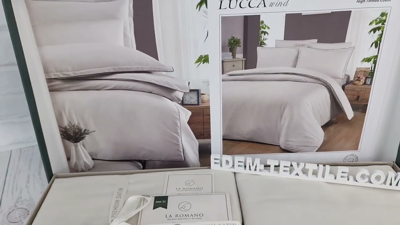🌿 Постільна білизна Satin La Romano Lucca Wind