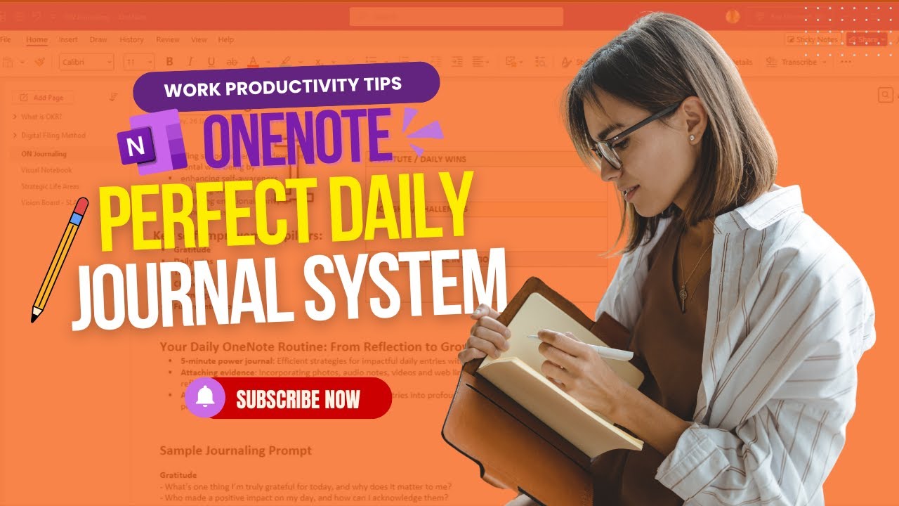 Идеальная система ведения ежедневного дневника (настройка OneNote)