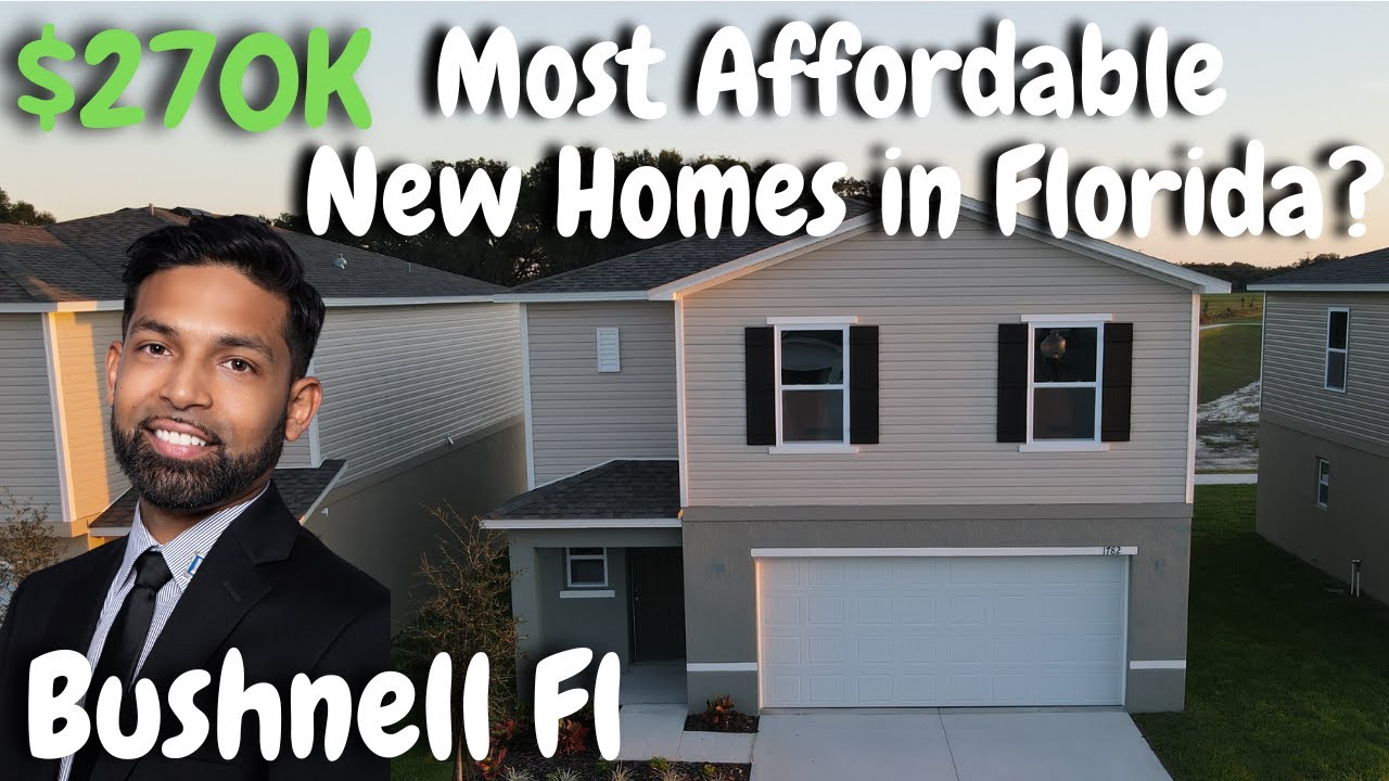 $270K - 2 Story New Home For Sale in Bushnell Florida - 4 Bed &bull; 2.5 Bath &bull; 1964 SqFt
