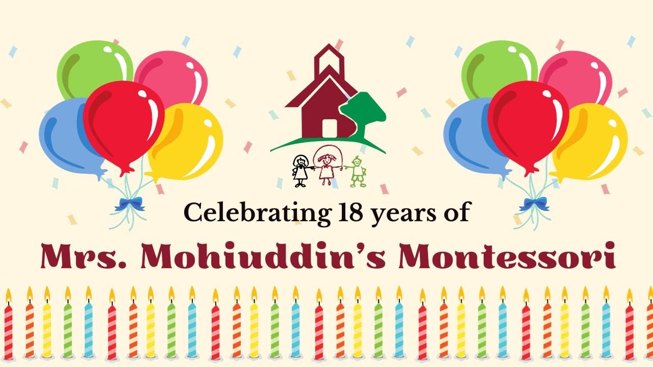 18 Years of Montessori Magic! 🏫🎈