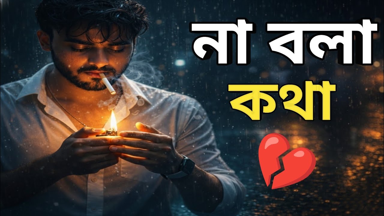 না বলা কথা 💔 | Bengali Sad Song | Heart Touching Breakup Song | Bangla Koster Gan