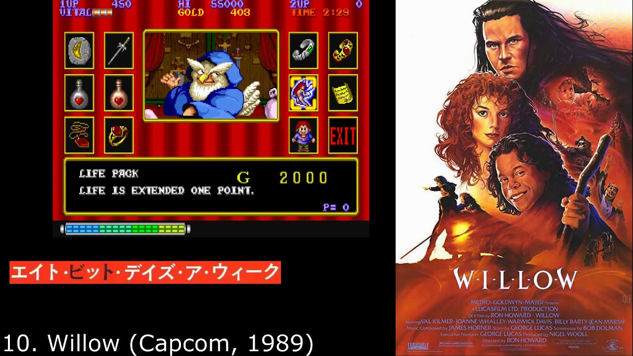Arcade Games based on 80s Movies!