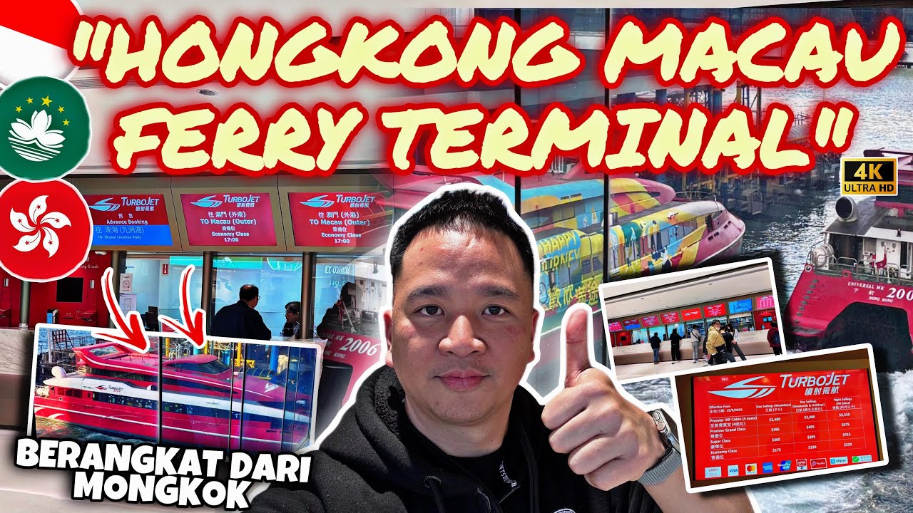 TEMPAT NAIK FERRY DI HONGKONG (HONGKONG MACAU FERRY TERMINAL)