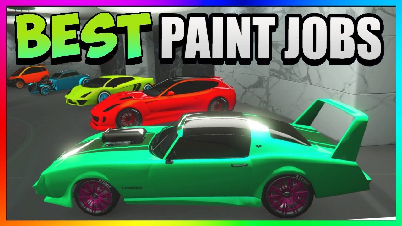 GTA 5 - Top 5 BEST Paint Jobs & SEXY Car Color Schemes - Rare Paint Jobs 2023 (GTA 5 Paint Jobs)