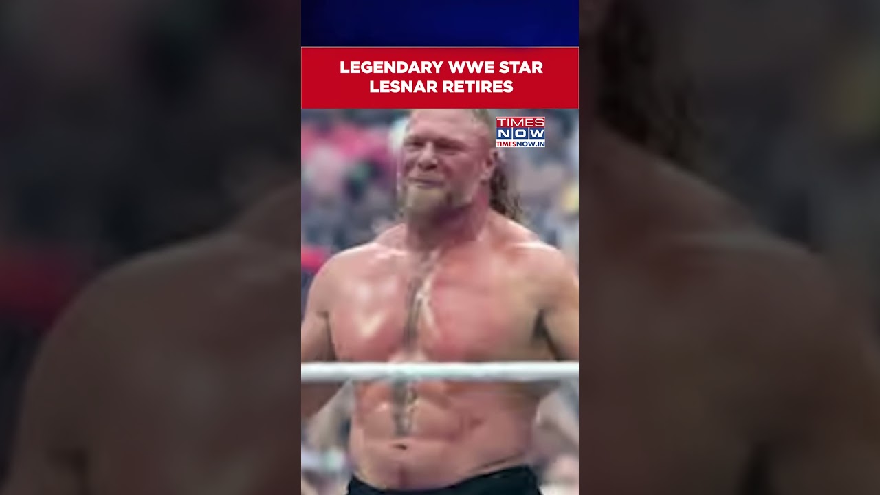 Brock Lesnar Confirms Retirement From Professional Wrestling Ending Legendary WWE Career #shorts