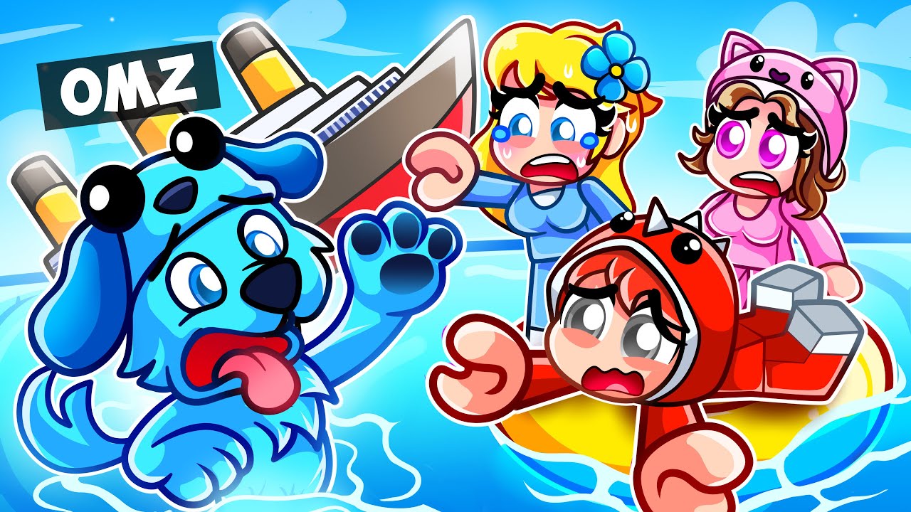 I Became A DOG And got TRAPPED On A SINKING SHIP! (Roblox)