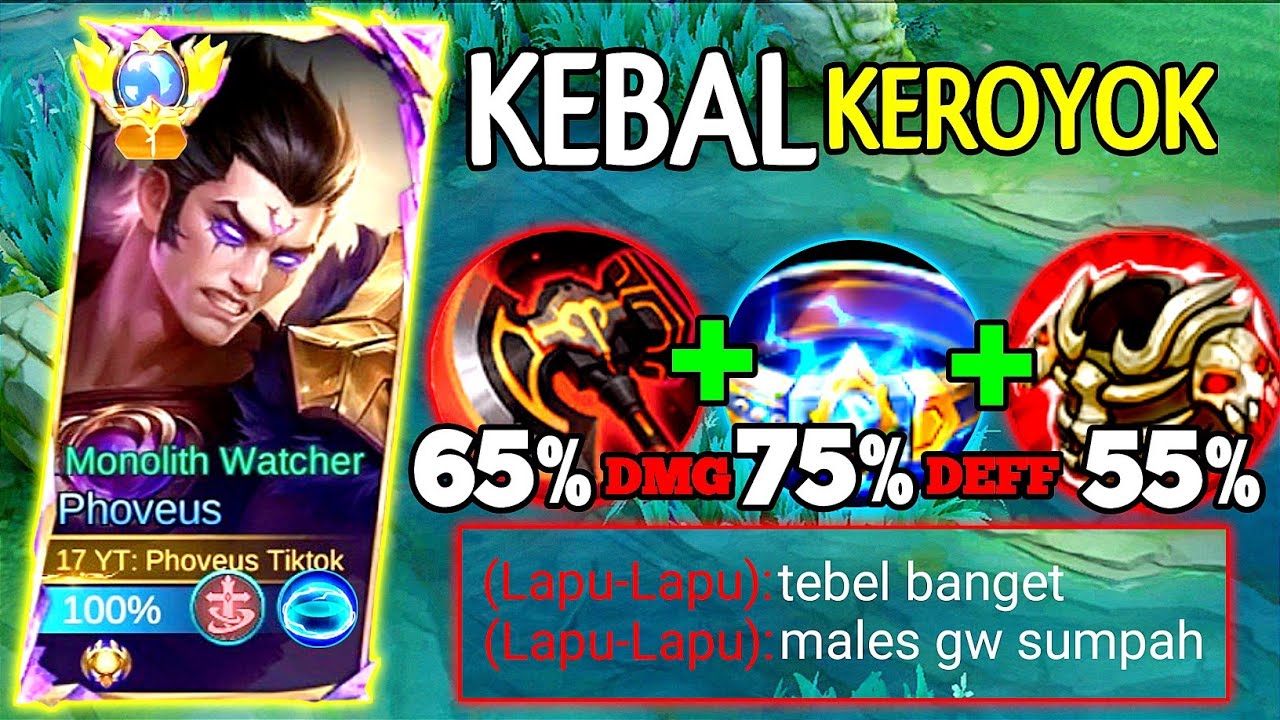 SUSAH MATI DARAH NAMBAH TERUS🔥 TOP GLOBAL PHOVEUS REVAMP GAMEPLAY
