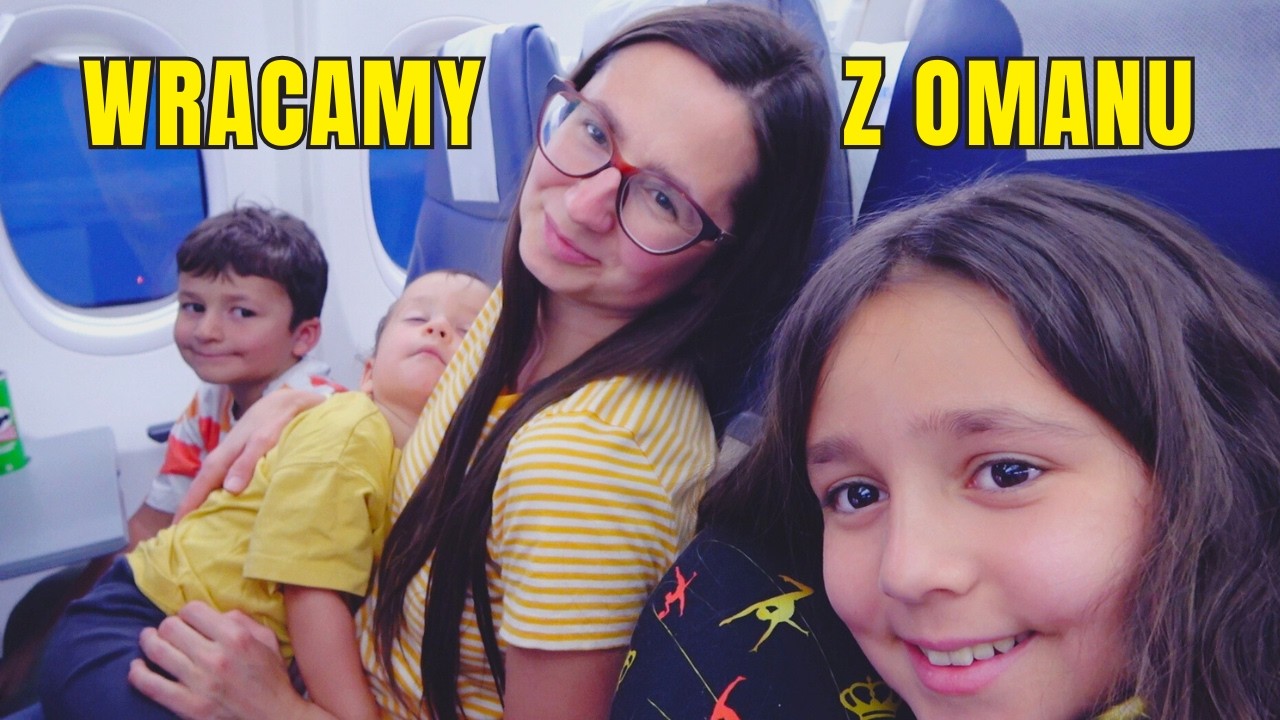 LOT POWROTNY Z 4 DZIECI Z OMANU! Z Lotniska Jedziemy na Zawody Gimnastyczne - Yoto MAMA Vlog