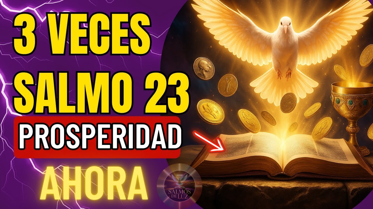 3 Veces el Salmo 23 — Dios Abre Caminos y Trae Prosperidad AHORA!