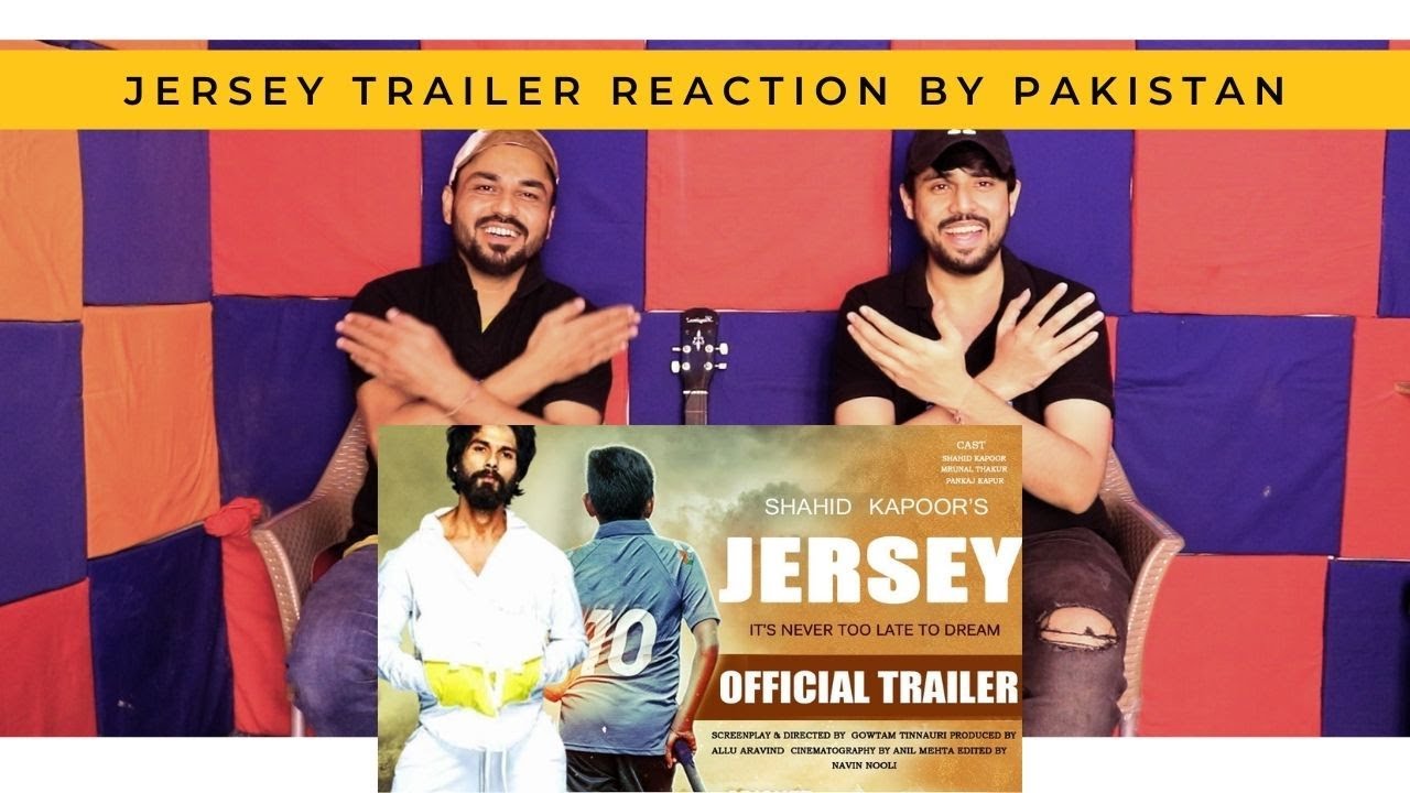 Jersey Trailer Reaction | Shahid Kapoor | Mrunal | By Aoun Rizvi & M Khubsurat | Bros Reactions