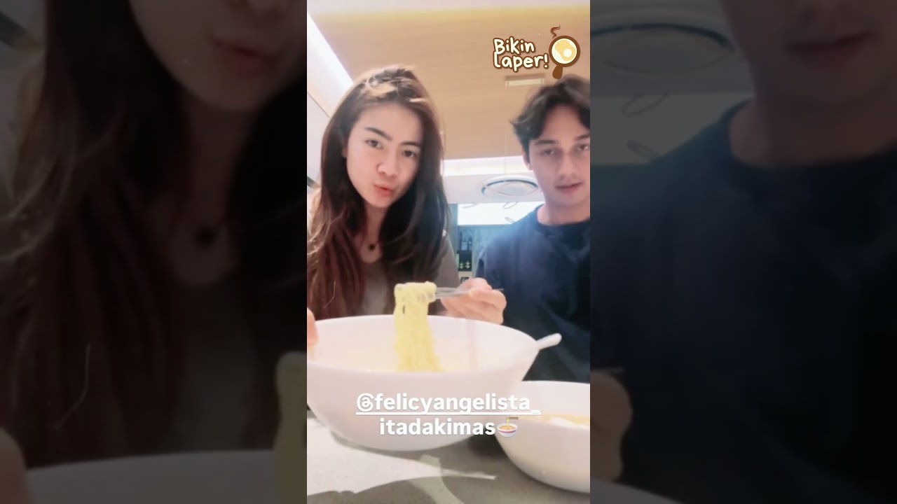 FELICYA ANGELISTA DAN HITO MAKAN MIE ROMANTIS 