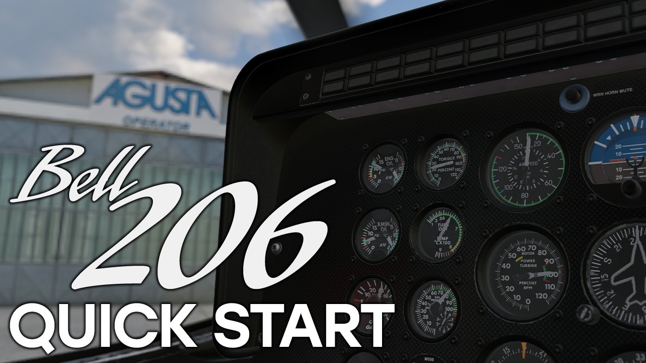 [ENG]X-Plane 12 Dreamfoil Bell 206 Quick Start Tutorial