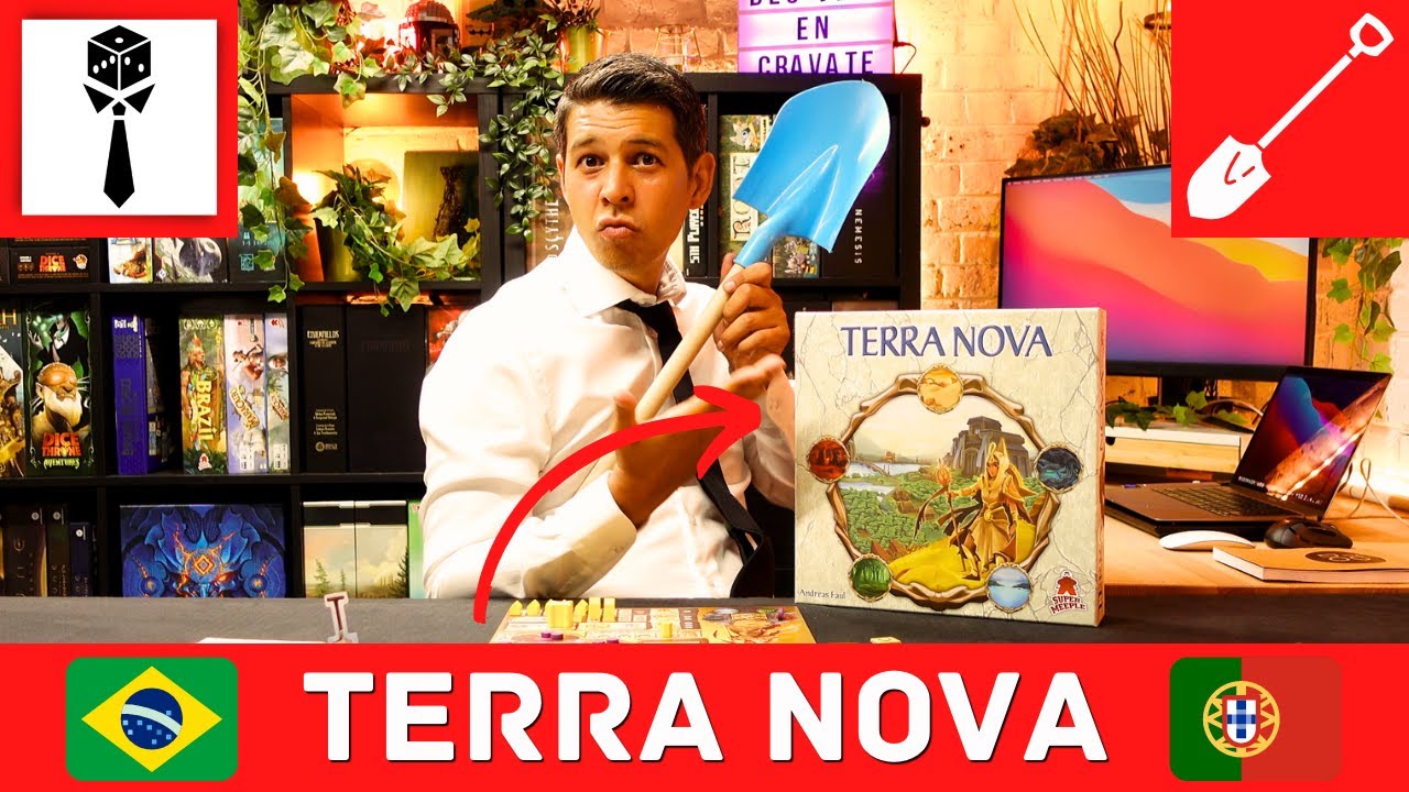 🇵🇹🇧🇷 Terra Nova le jeu de société a l'accent portugais et brésilien: la mise en cravate 👔