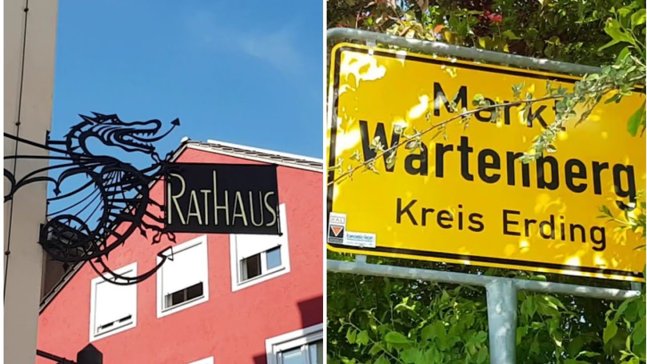 Visiting Wartenberg in Bavaria. 