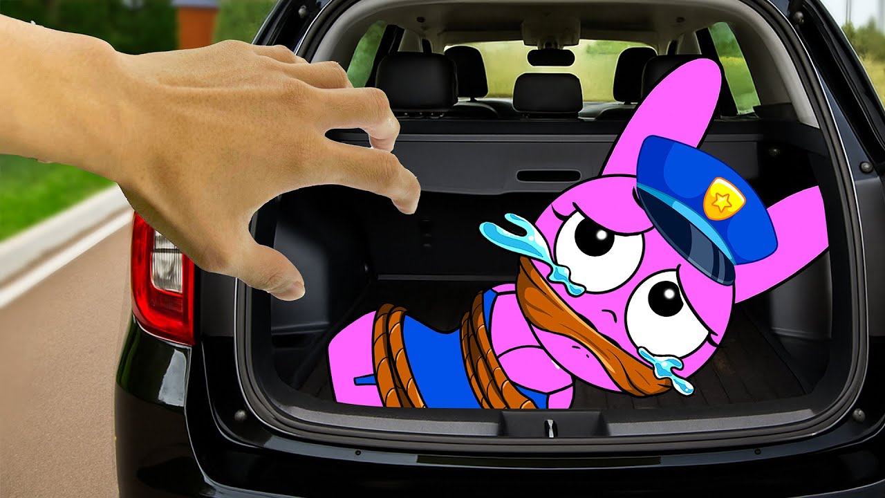 PINKI POLICE Trapped! Can She Escape The  Criminal 🚗😱? (Sprunki in Real Life)
