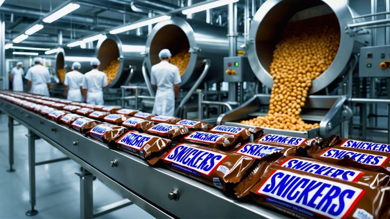 How Snickers Come to Life in the Factory