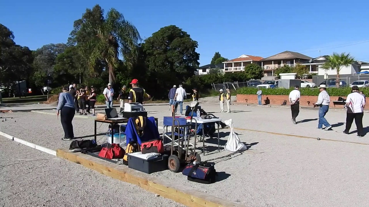 AMA  - Opening of new Petanque Piste at Belmore.