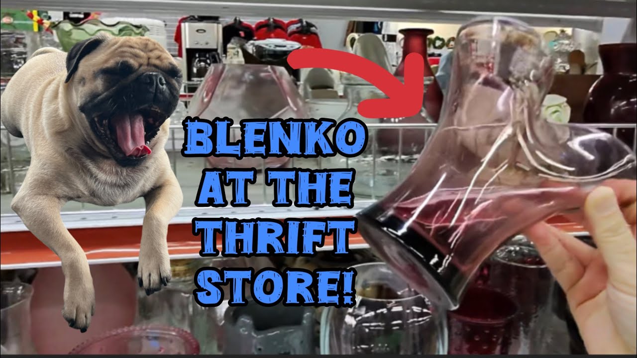 BLENKO AT THE THRIFT STORE! Thrift with me in Missouri!