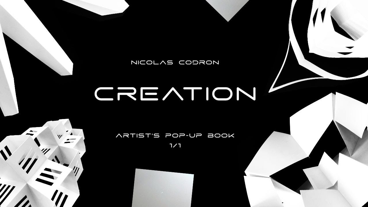 CREATION v.0 | 1/1 Artist's Pop-up Book