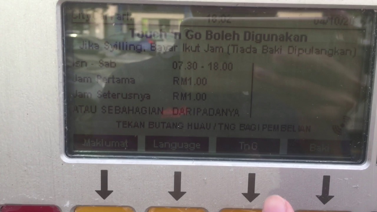 How to Pay DBKL Parking using Touch 'n' Go