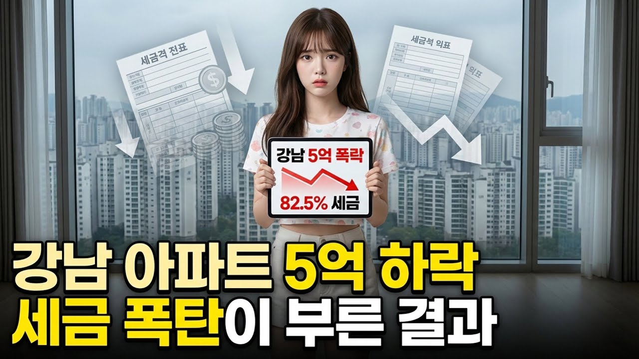 강남 5억 폭락, 82.5% 세금이 만든 비극일까?