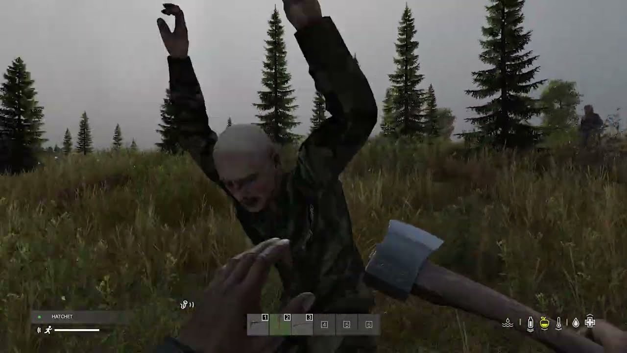 DayZ- Nice teamup with Lucas on Deer Isle- then left alone, the greed sets in.