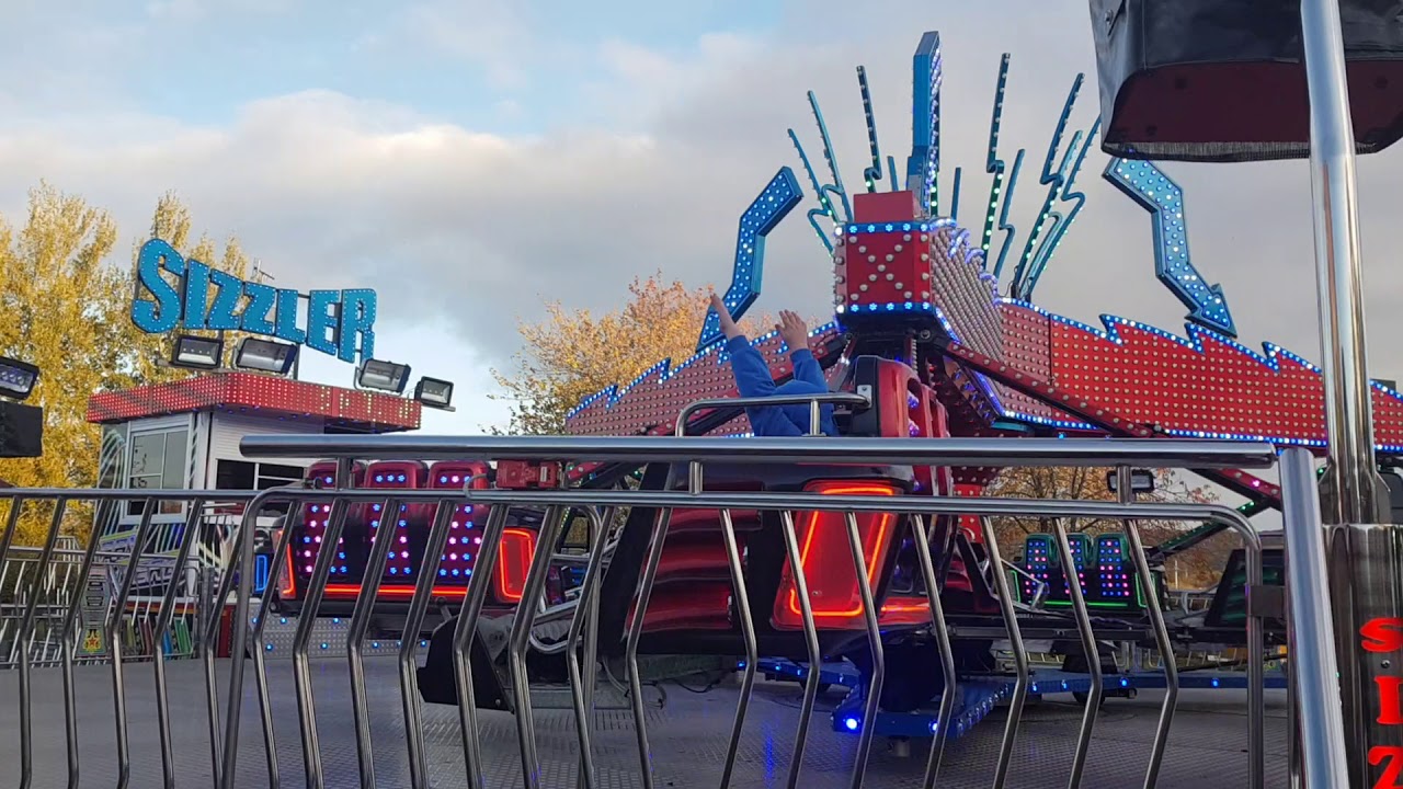 Martin slaters pws sizzler off ride Prudhoe the falcon club funfair 2018