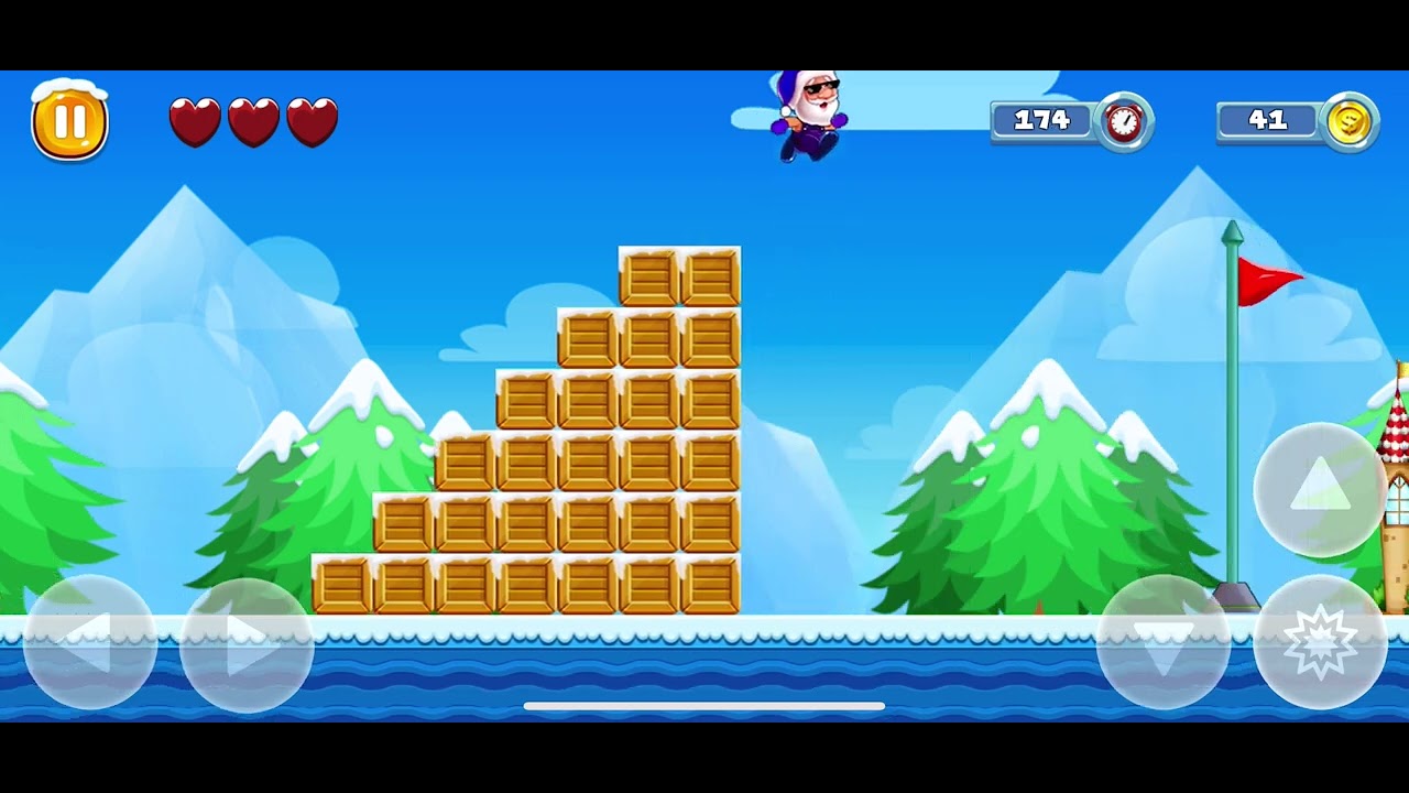 It looks like this: Super Santa