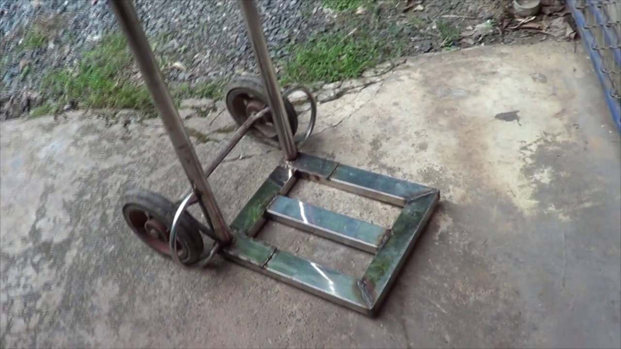 ทำรถเข็นของจากวัสดุเหลือใช้