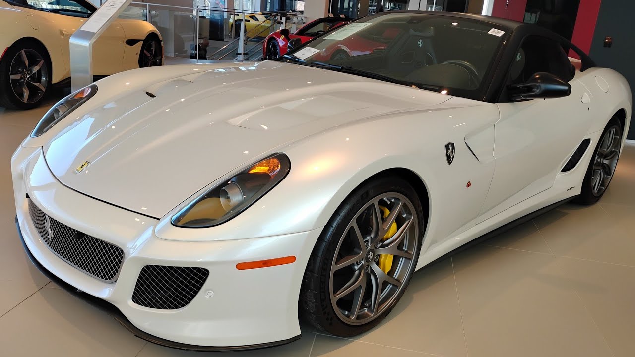 2011 Ferrari 599 GTO in pearl white Walkaround 