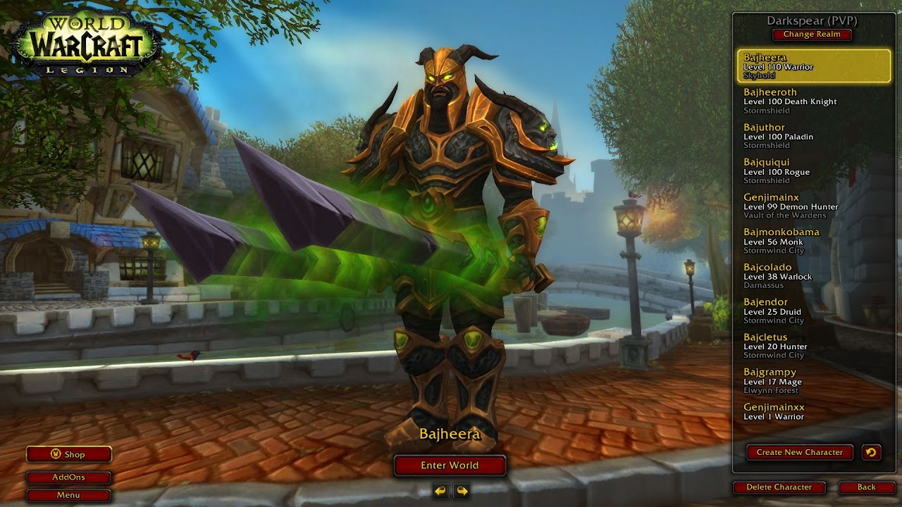 Bajheera - Full 910+ iLvl Deathwish Fury Warrior SotA Slaughter - WoW Legion 7.2 PvP