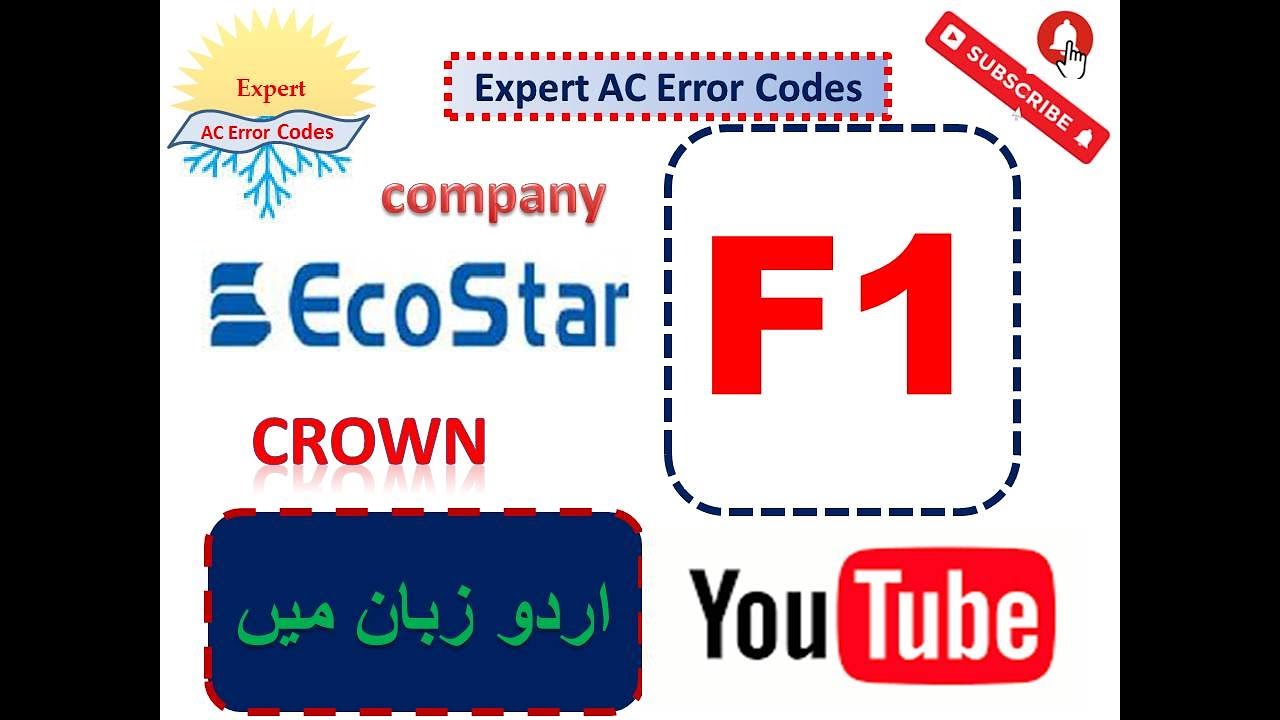 Ecostar Crown AC F1 Error code