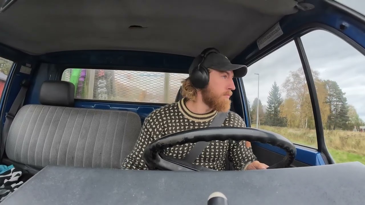 Delivering firewood in Norway