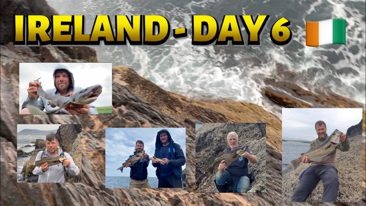 ESAA SEA FISHING IRELAND- Day 6. 🔥DOUBLE FIGURE POLLOCK🔥Rock Hopping UK Shore Angling 2023.