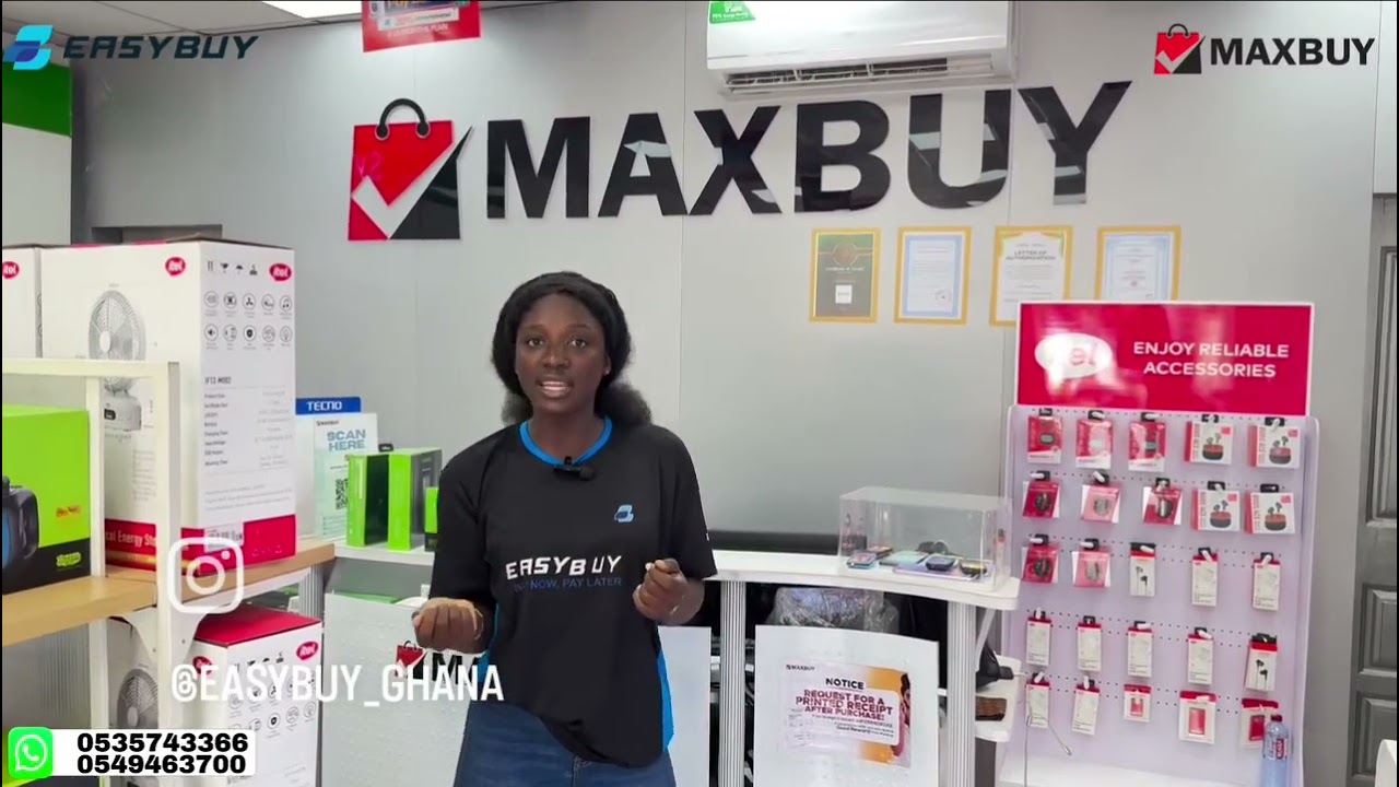Visit any MaxBuy shop in Adum for your Mobile phone and Home Appliances