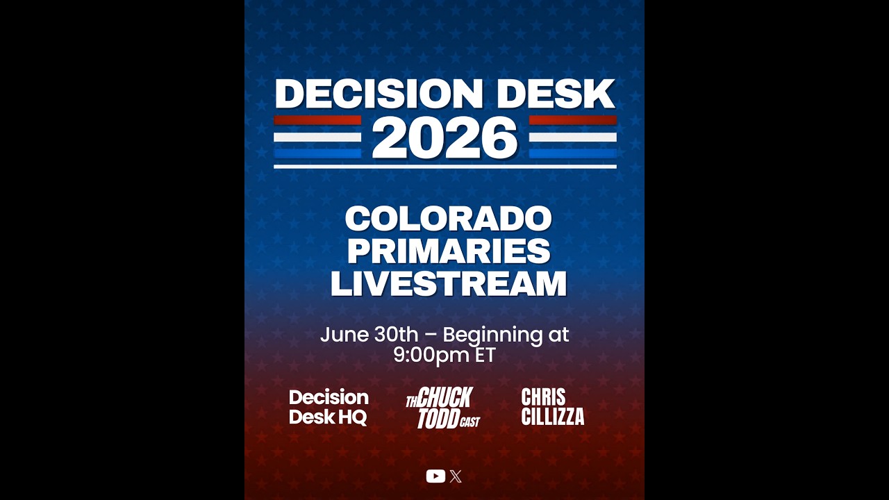 Decision Desk 2026 - Colorado Primaries