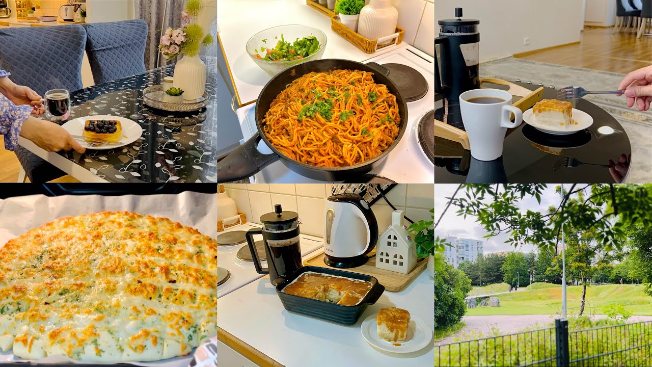 Silent Vlog | Cozy Cooking & Baking in Finland’s Nordic Summer