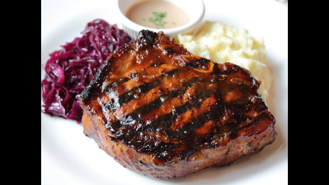 Mongolian Pork Chops - Video 700! Asian Marinade Pork Chop with Hot Mustard Sauce