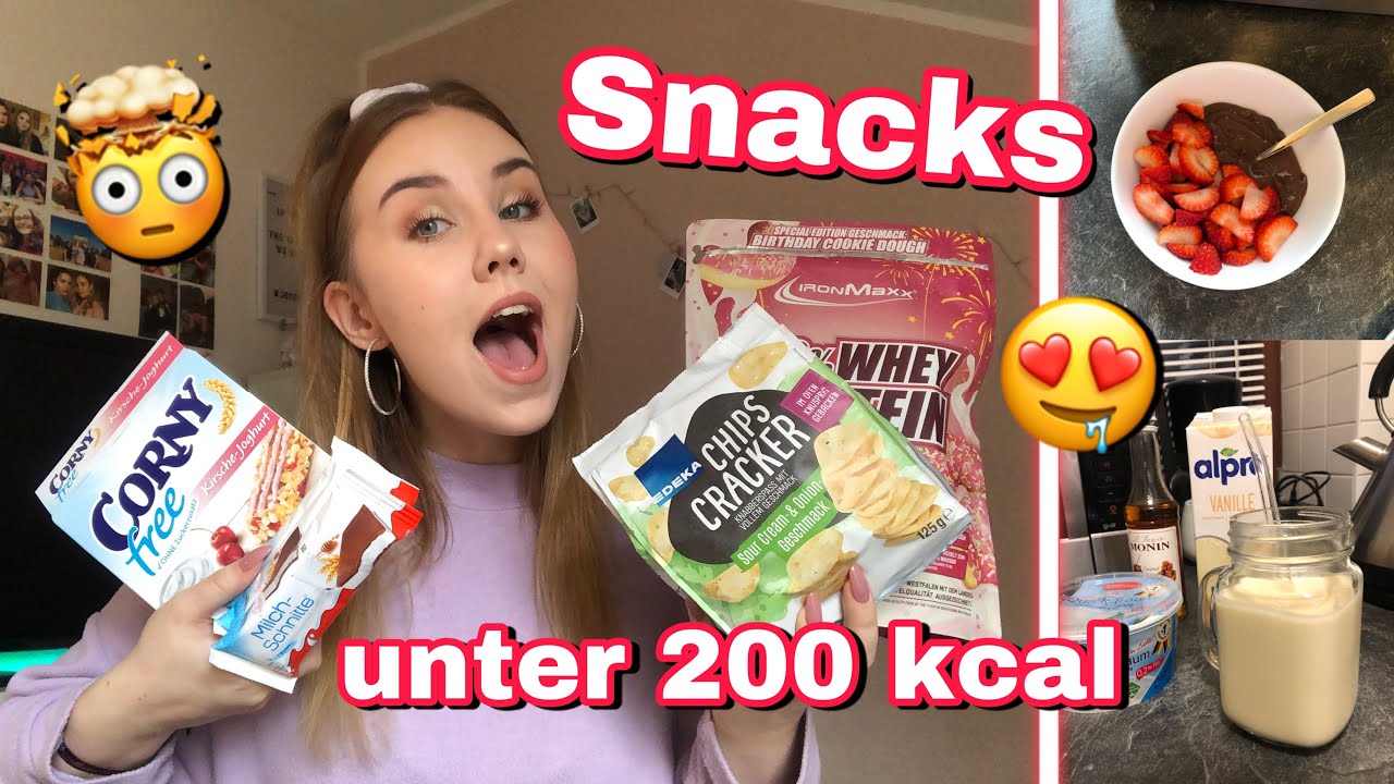 SNACKIDEEN UNTER 200 KCAL 😱 Abnehmen mit Genuss 🤤 | Blonde Donna 🦋