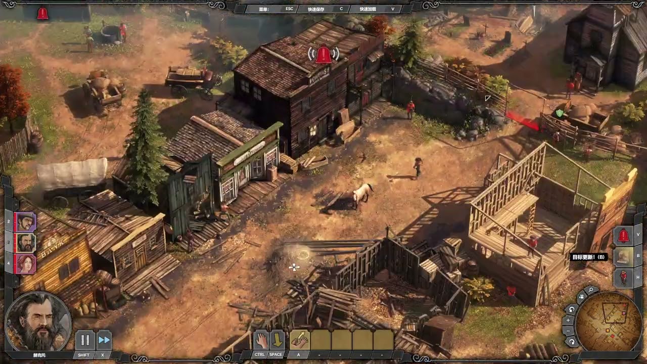 Desperados III Baron's Challenge Vanishing Act speedrun @00:44 (desperado)
