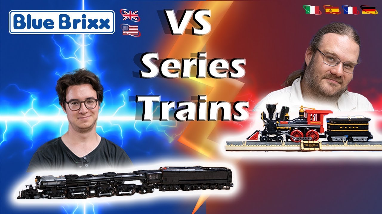 BlueBrixx VS Series Trains - BigBoy vs The General - Train Building Bricks